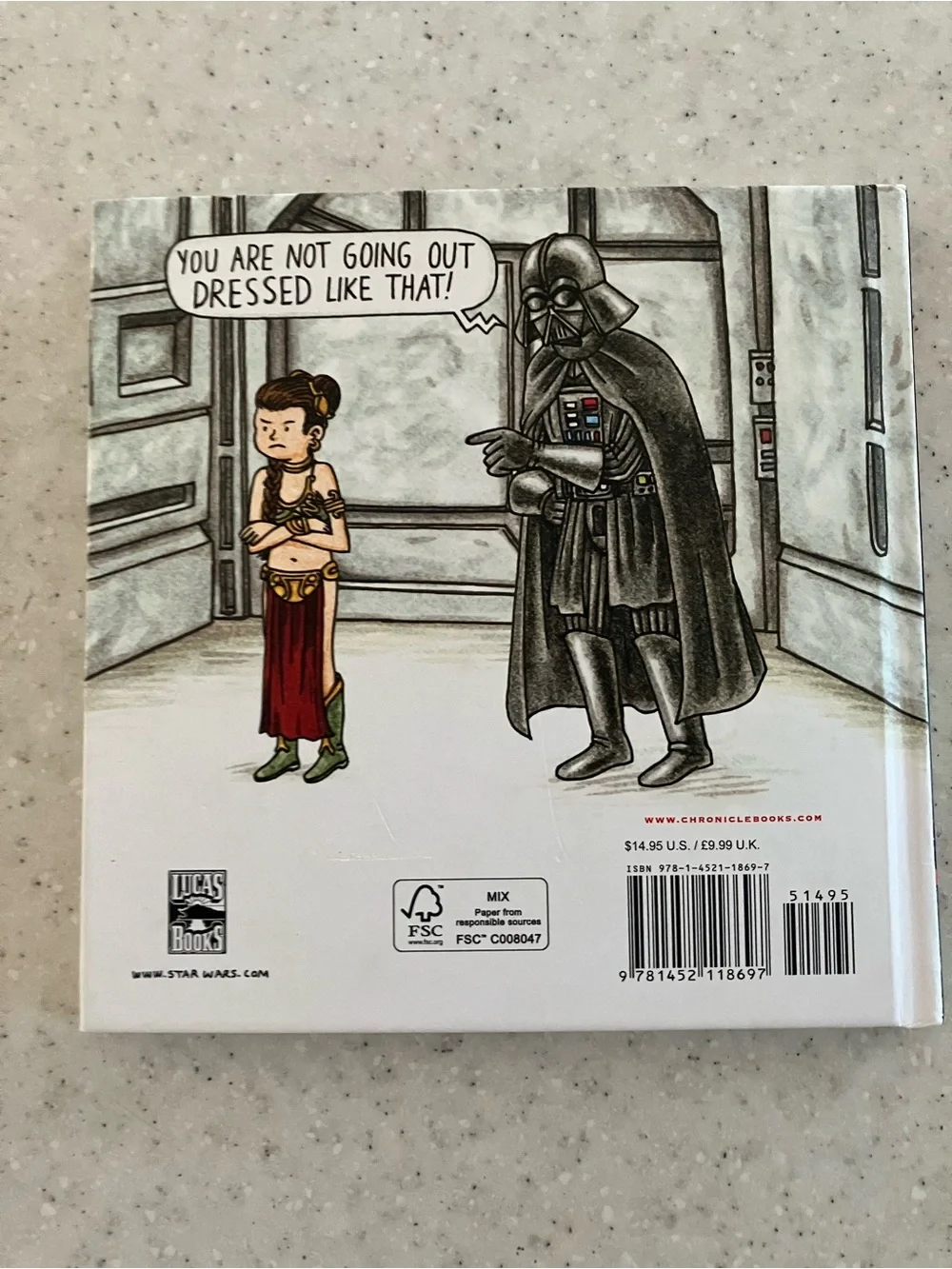 Star Wars Vader's Little Princess Hardcover Book